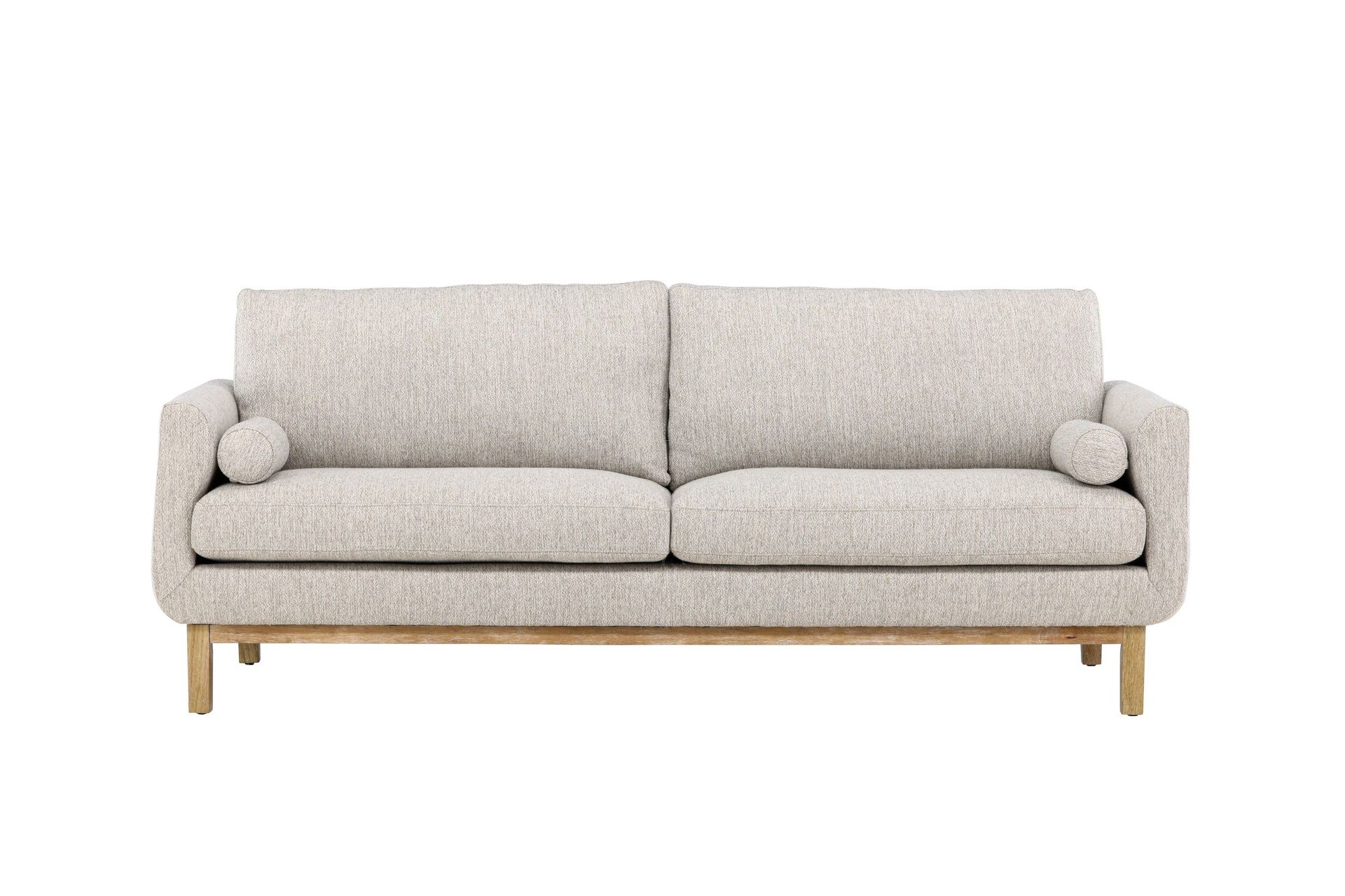 vanlig soffa utan divan & schäslong venture home olympos 3-sits soffa beige -