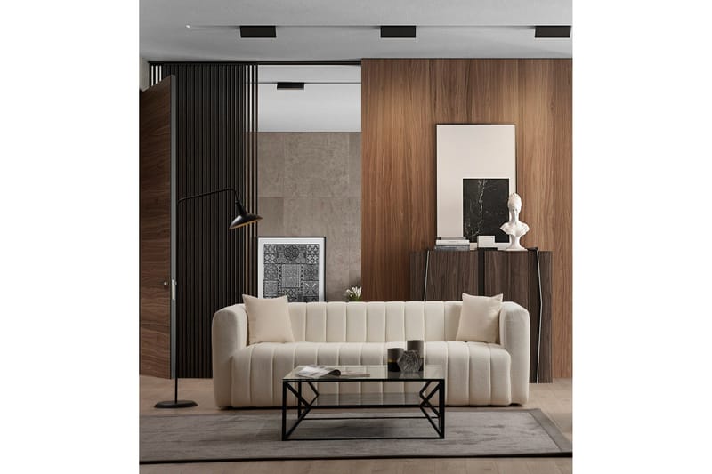 Viraa Soffa 3-sits - Beige - Möbler - Vardagsrum - Soffor - 3-sits soffor