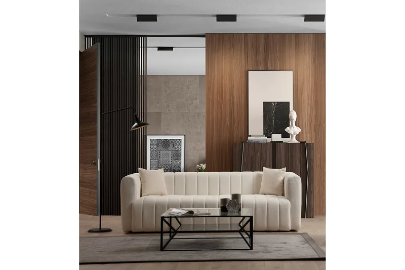 Viraa Soffa 3-sits - Beige - Möbler - Vardagsrum - Soffor - 3-sits soffor