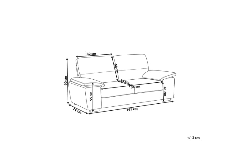 VOGAR Soffa 3 sits - Möbler - Vardagsrum - Soffor - 3-sits soffor