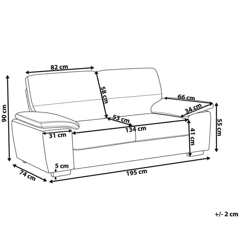 3-sits soffa Vogar - Möbler - Vardagsrum - Soffor - 3-sits soffor