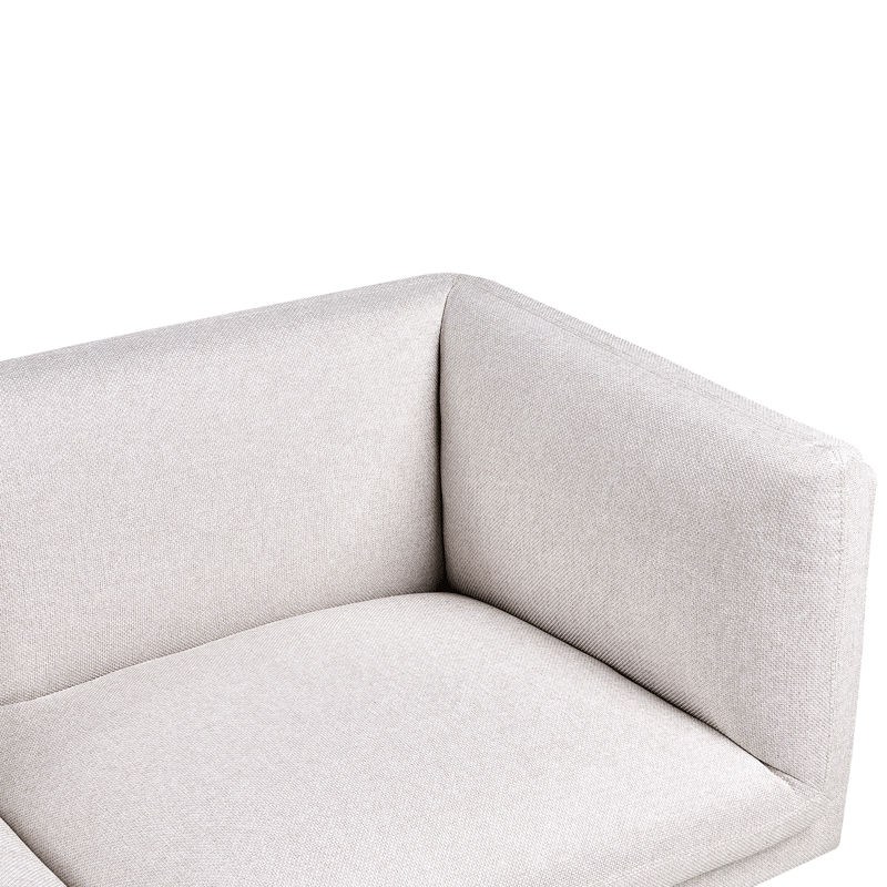 3-sits soffa Vorgod Tyg - Ljusbeige - Möbler - Vardagsrum - Soffor - 3-sits soffor