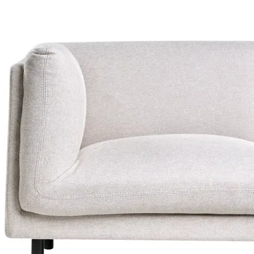 3-sits soffa Vorgod Tyg - Ljusbeige - Möbler - Vardagsrum - Soffor - 3-sits soffor