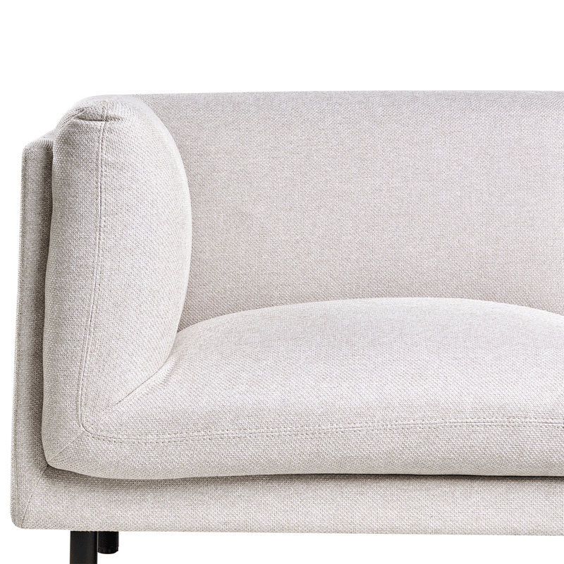 3-sits soffa Vorgod Tyg - Ljusbeige - Möbler - Vardagsrum - Soffor - 3-sits soffor
