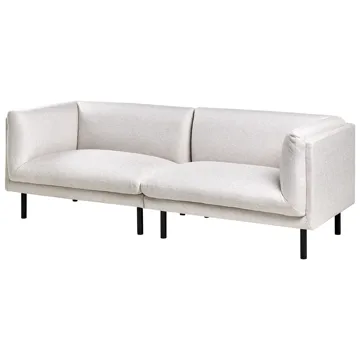 3-sits soffa Vorgod Tyg - Ljusbeige - Möbler - Vardagsrum - Soffor - 3-sits soffor