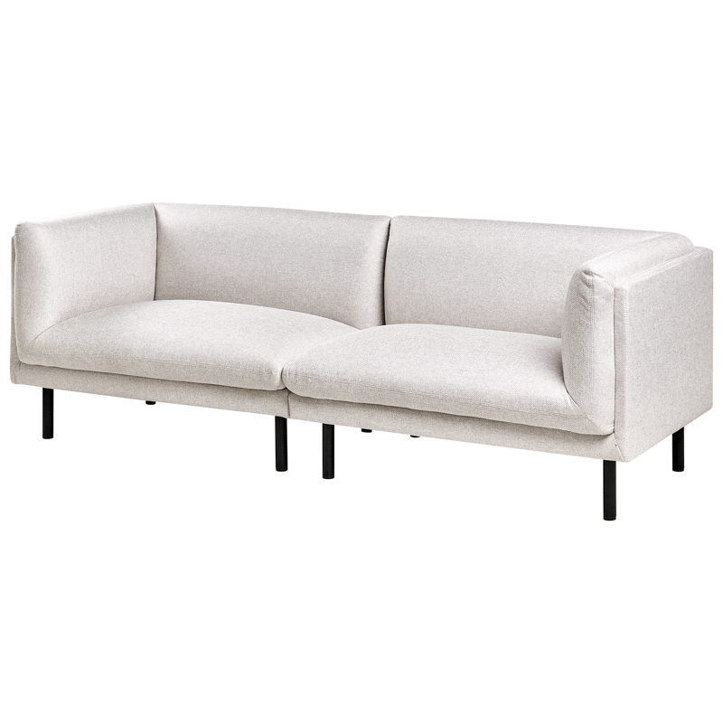 3-sits soffa Vorgod Tyg - Ljusbeige - Möbler - Vardagsrum - Soffor - 3-sits soffor