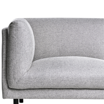 3-sits soffa Vorgod Tyg - Ljusgrå - Möbler - Vardagsrum - Soffor - 3-sits soffor