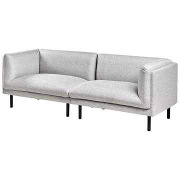 3-sits soffa Vorgod Tyg - Ljusgrå - Möbler - Vardagsrum - Soffor - 3-sits soffor