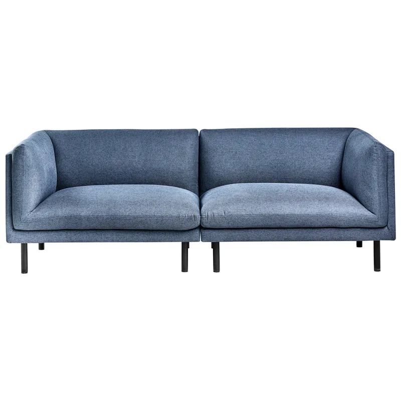 3-sits soffa Vorgod Tyg, Mörkblå
