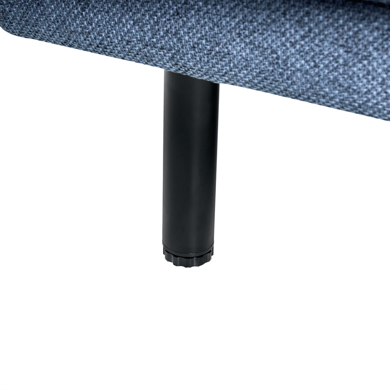3-sits soffa Vorgod Tyg - Mörkblå - Möbler - Vardagsrum - Soffor - 2-sits soffor