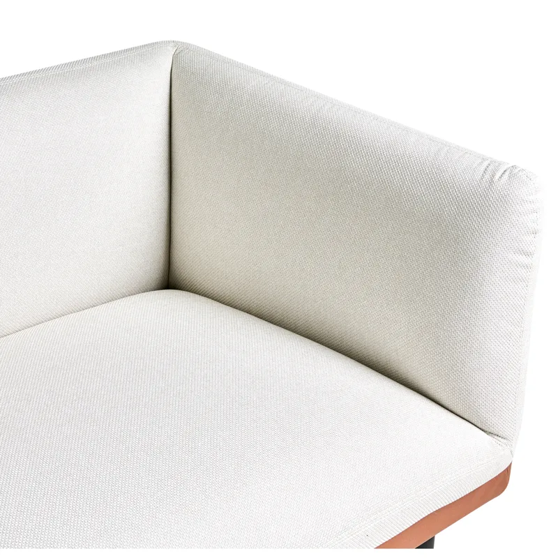3-sits soffa Vorgod Tyg - Off-White - Möbler - Vardagsrum - Soffor - 3-sits soffor