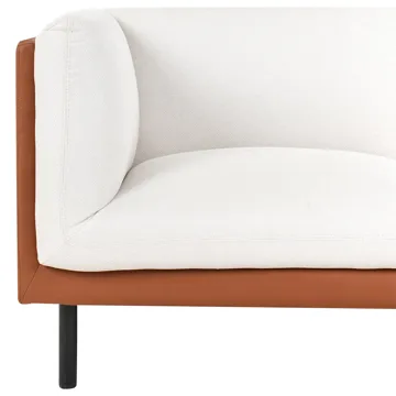 3-sits soffa Vorgod Tyg - Off-White - Möbler - Vardagsrum - Soffor - 3-sits soffor