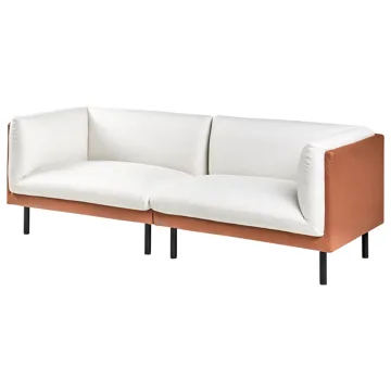 3-sits soffa Vorgod Tyg - Off-White - Möbler - Vardagsrum - Soffor - 3-sits soffor