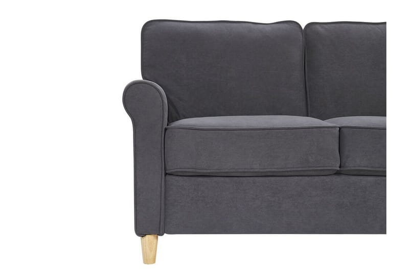 Warmoth Soffa med Rullarmstöd i Tyg - Grå - Möbler - Vardagsrum - Soffor - 3-sits soffor