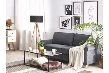Warmoth Soffa med Rullarmstöd i Tyg - Grå - Möbler - Vardagsrum - Soffor - 3-sits soffor