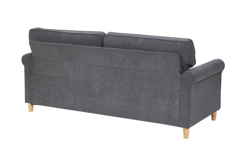 Warmoth Soffa med Rullarmstöd i Tyg - Grå - Möbler - Vardagsrum - Soffor - 3-sits soffor
