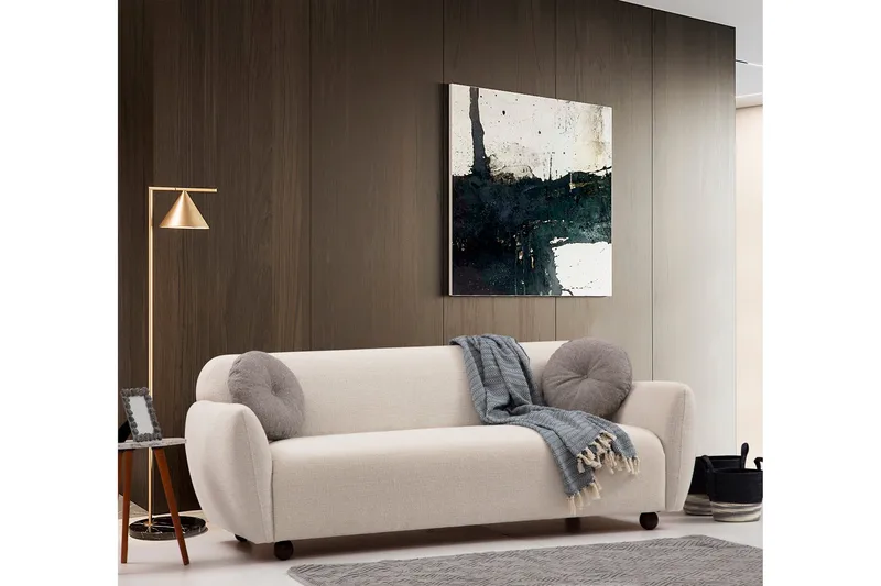 Whitecliffs Soffa 3-sits - Cream - Möbler - Vardagsrum - Soffor - 3-sits soffor