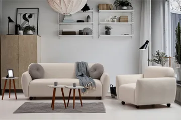 Whitecliffs Soffa 3-sits - Cream - Möbler - Vardagsrum - Soffor - 3-sits soffor