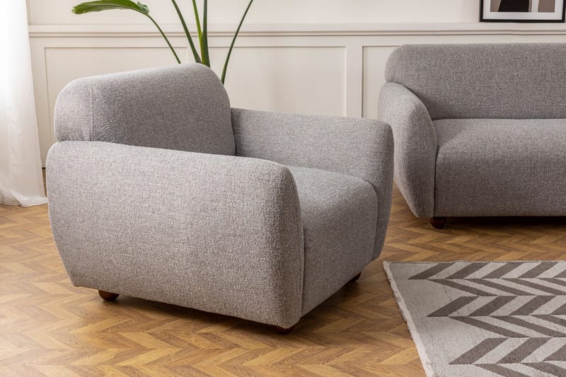 Whitecliffs Soffa 3-sits - Grå - Möbler - Vardagsrum - Soffor - 3-sits soffor