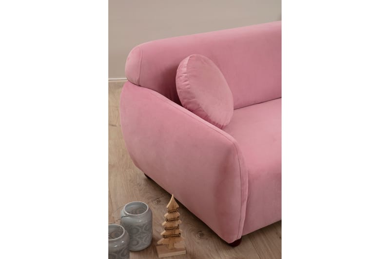 Whitecliffs Soffa 3-sits - Rosa - Möbler - Vardagsrum - Soffor - 3-sits soffor