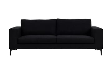 WILSON 3-sits soffa Svart