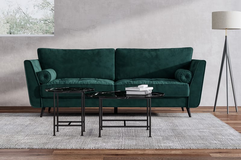 YARA 3-sits Soffa Grön - Möbler - Vardagsrum - Soffor - 3-sits soffor