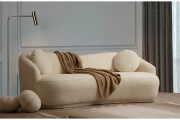 Yarrawonga Soffa 3-sits - Beige|Bouclé - Möbler - Vardagsrum - Soffor - 3-sits soffor