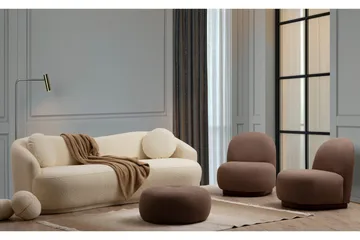 Yarrawonga Soffa 3-sits - Beige|Bouclé - Möbler - Vardagsrum - Soffor - 3-sits soffor