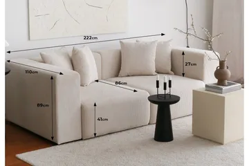 Yolo Soffa 2-sits - Vit - Möbler - Vardagsrum - Soffor - 3-sits soffor