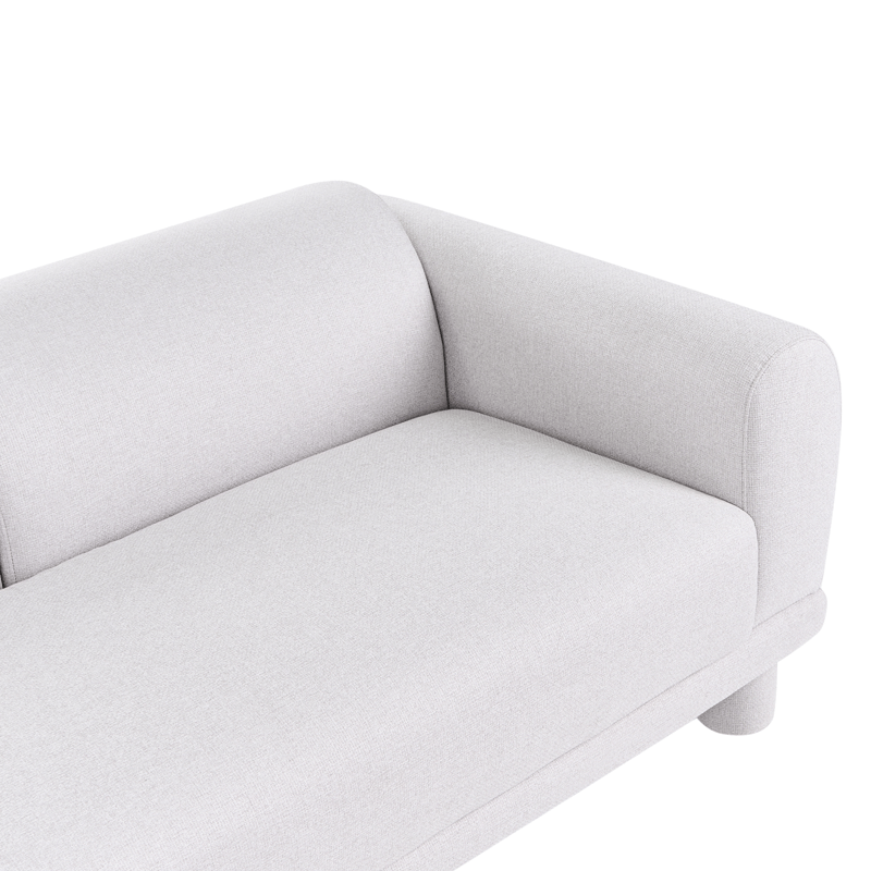 3-sits soffa Pori - Ljusgrå - Möbler - Vardagsrum - Soffor - 3-sits soffor