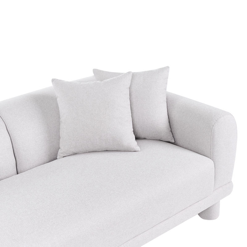 3-sits soffa Pori - Ljusgrå - Möbler - Vardagsrum - Soffor - 3-sits soffor