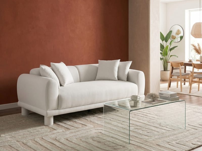 3-sits soffa Pori - Off-White - Möbler - Vardagsrum - Soffor - 3-sits soffor
