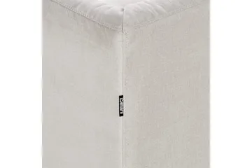 3-sitssoffa Byske Beige, mörkt trä - Beige, mörkt trä - Möbler - Vardagsrum - Soffor - 3-sits soffor