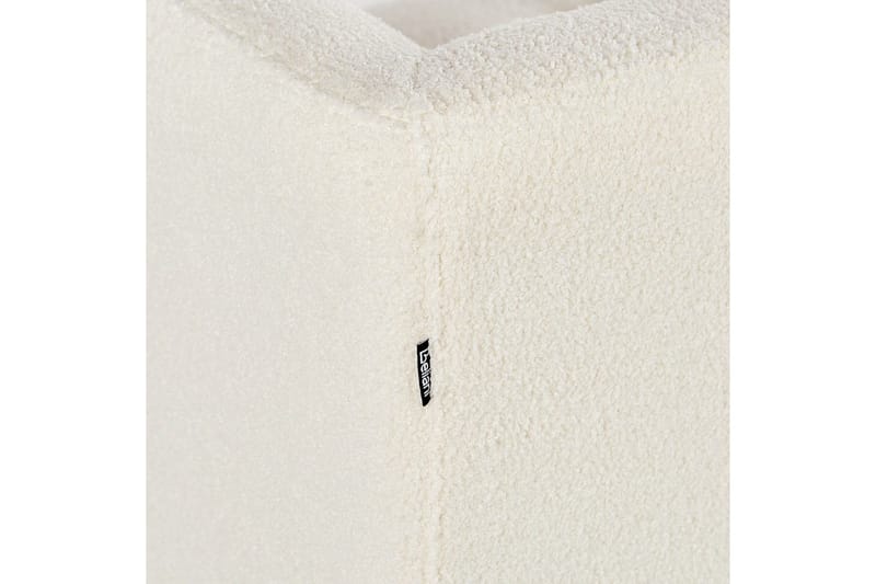 3-sitssoffa Byske Vitt, mörkt trä - Vit - Möbler - Vardagsrum - Soffor - 3-sits soffor