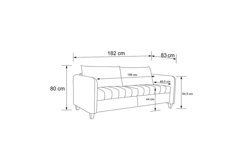 3-sitssoffa Coco - Möbler - Vardagsrum - Soffor - 3-sits soffor