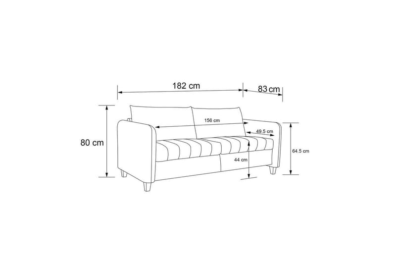 3-sitssoffa Coco - Möbler - Vardagsrum - Soffor - 3-sits soffor
