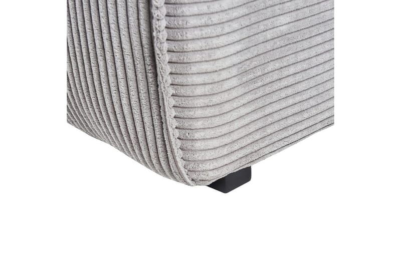 3-sitssoffa Dolva Grå, svart, Vänstervänd - Grå - Möbler - Vardagsrum - Soffor - Divansoffa & schäslong