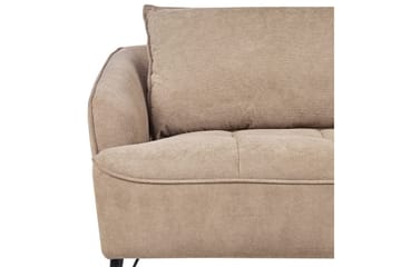 3-sitssoffa Hobro Brun, Svart - Brun, Svart - Möbler - Vardagsrum - Soffor - 3-sits soffor