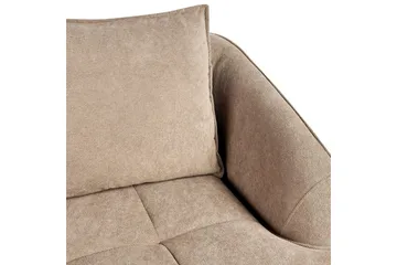 3-sitssoffa Hobro Brun, Svart - Brun, Svart - Möbler - Vardagsrum - Soffor - 3-sits soffor