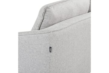3-sitssoffa Hobro Grå, svart - Grå, svart - Möbler - Vardagsrum - Soffor - 3-sits soffor