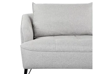 3-sitssoffa Hobro Grå, svart - Grå, svart - Möbler - Vardagsrum - Soffor - 3-sits soffor
