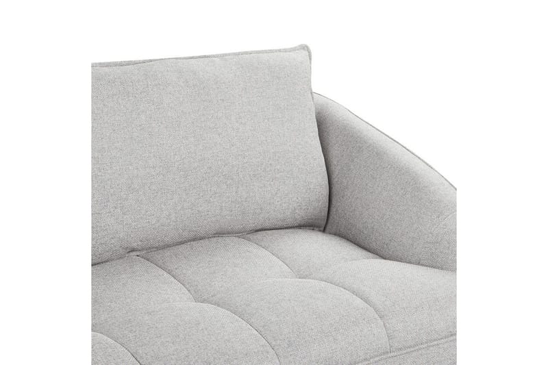 3-sitssoffa Hobro Grå, svart - Grå, svart - Möbler - Vardagsrum - Soffor - 3-sits soffor