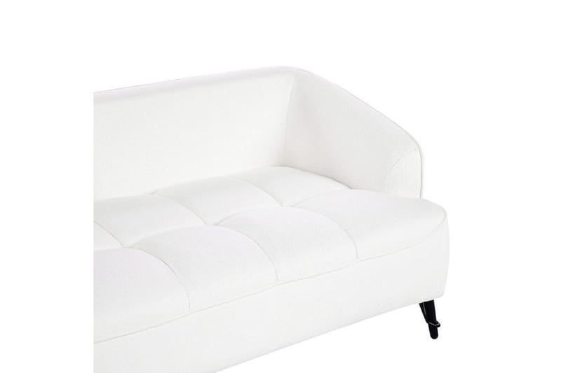 3-sitssoffa Hobro Vit, Svart - Vit, Svart - Möbler - Vardagsrum - Soffor - 3-sits soffor