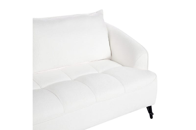 3-sitssoffa Hobro Vit, Svart - Vit, Svart - Möbler - Vardagsrum - Soffor - 3-sits soffor