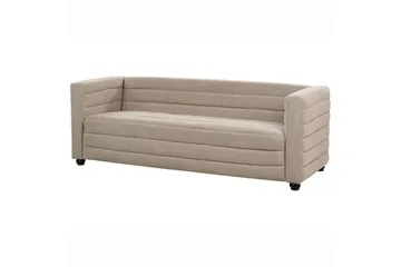 3-sitssoffa Hofn Beige, svart - Beige, svart - Möbler - Vardagsrum - Soffor - 3-sits soffor