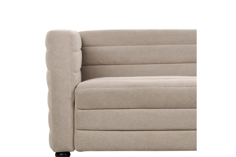 3-sitssoffa Hofn Beige, svart - Beige, svart - Möbler - Vardagsrum - Soffor - 3-sits soffor
