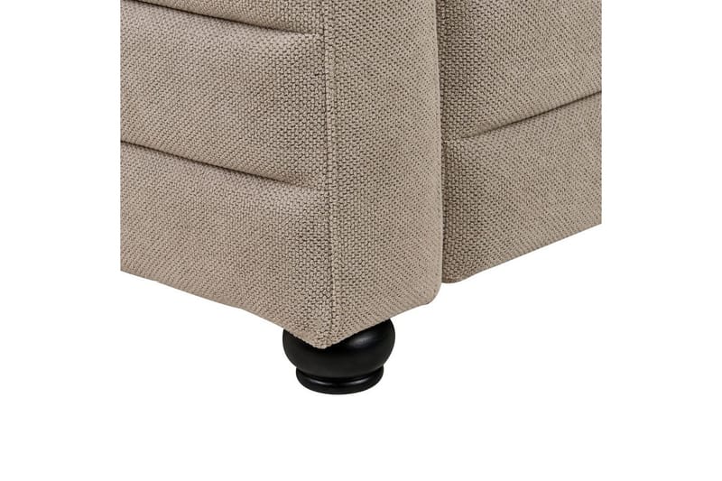 3-sitssoffa Hofn Beige, svart - Beige, svart - Möbler - Vardagsrum - Soffor - 3-sits soffor