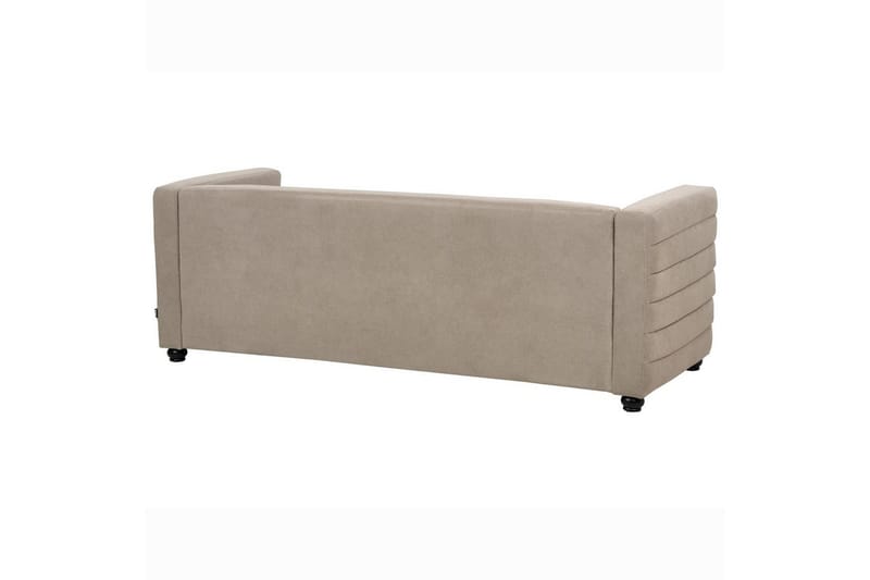 3-sitssoffa Hofn Beige, svart - Beige, svart - Möbler - Vardagsrum - Soffor - 3-sits soffor