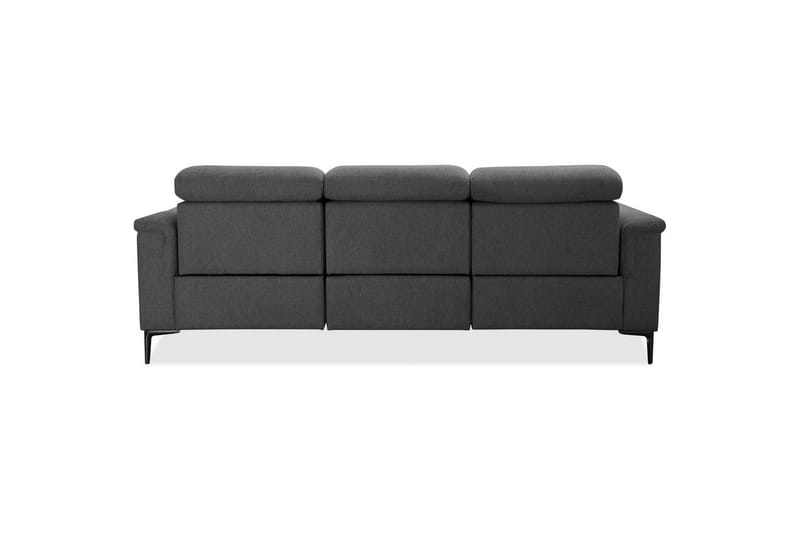 3-sitssoffa Lund Antracit, Belfast tyg, Elektrisk vilstol - Antracit, Belfast tyg, Elektrisk vilstol - Möbler - Vardagsrum - Soffor - Reclinersoffor & Biosoffor