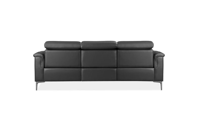3-sitssoffa Lund Grå, PU, Manuell vilstol - Grå, PU, Manuell vilstol - Möbler - Vardagsrum - Soffor - Reclinersoffor & Biosoffor